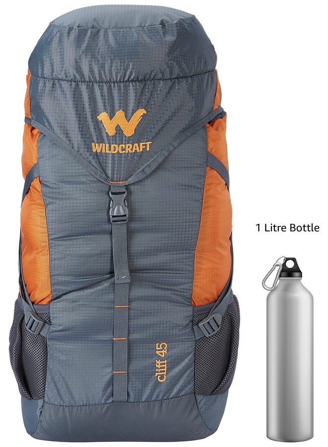 WILDCRAFT 45 Ltrs Grey And Orange Rucksack Large - Image 3
