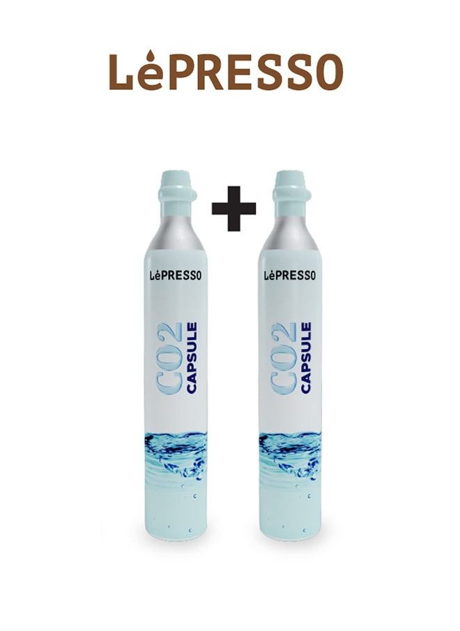 LePRESSO 2 x CO2 Capsule - Silver  - Image 1