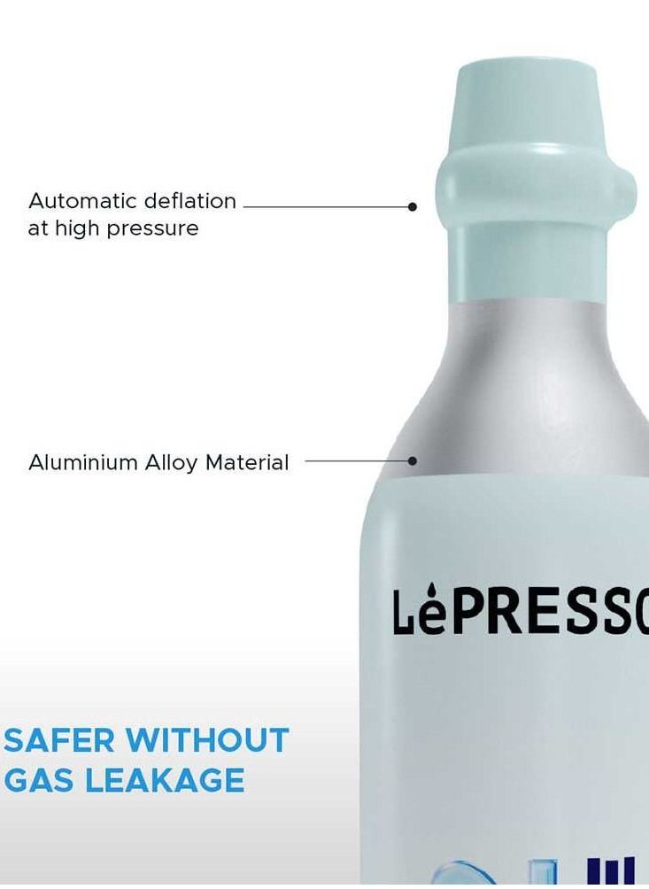 LePRESSO 2 x CO2 Capsule - Silver  - Image 2