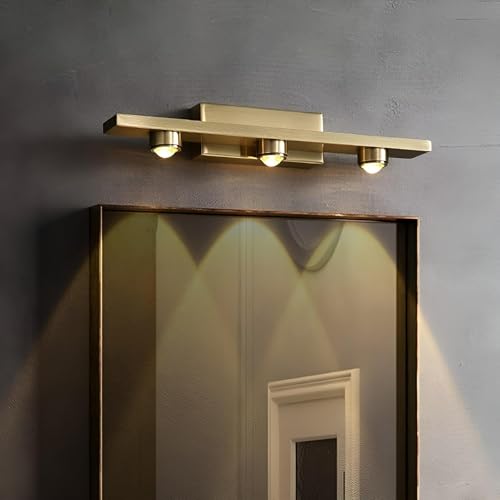 FILLISKA® LED Mirror/Picture/Vanity Light with Warmwhite Light and Luxurious Gold Finish (7 LED Matt Black-985B) - Image 5