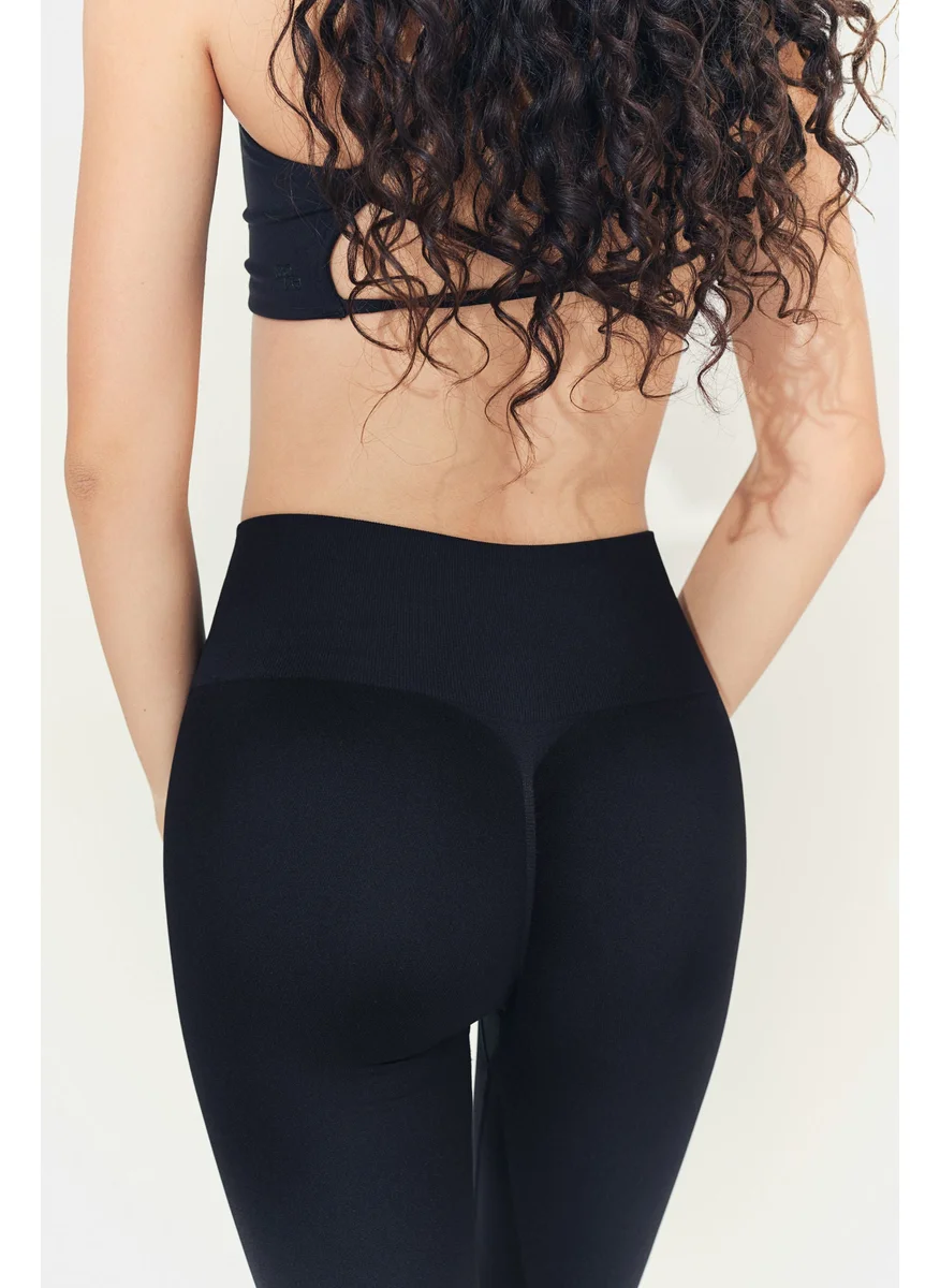 H&M Seamless Shaping Sports Leggings In Drymove