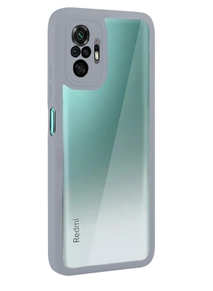 جراب حماية عام لهاتف Xiaomi Redmi Note 10 Pro/Note 10 Pro Max مصنوع من السيليكون TPU فائق المتانة وآمن للغاية مع حل مثالي للكاميرا (تيتانيوم طبيعي)