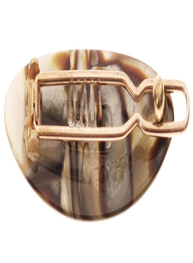 France Luxe Mini Oblong on Tige Boule Barrette - Onyx - Image 2