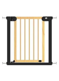 Baby Safe Wooden Safety Gate w/t 21cm Black Extension - Natural Wood - pzsku/Z748C297280CE04F16A5CZ/45/_/1685794435/df796832-3ae7-4f1c-b581-806e3de83e84