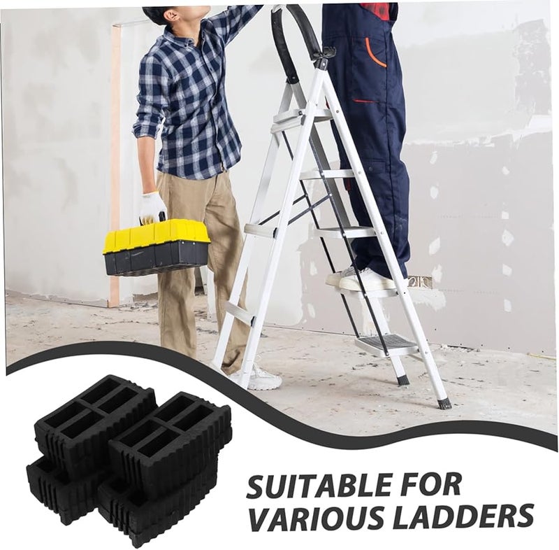4 Pcs Ladder Foot Covers Non Slip Stabilizer Pads Safety Bumpers Accessories - Image 5