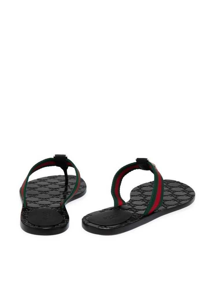 GG GG thong web sandals - Image 3