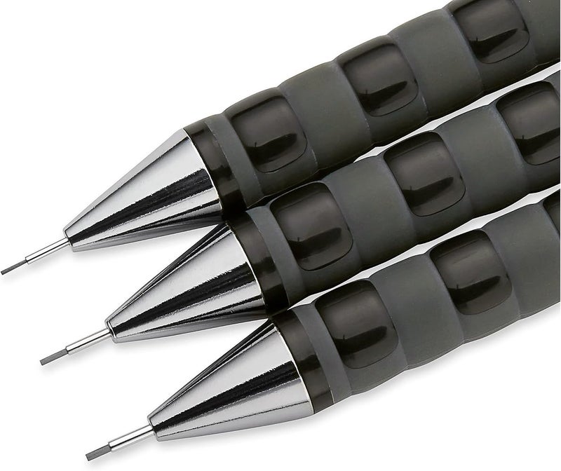 روترينج قلم ميكانيكي من rOtring Tikky سماكة الخط: 0.35 مم، 0.5 مم، 0.7 مم نوع الحبر: HB علبة سوداء مجموعة مكونة من 3 أقلام] - Image 1
