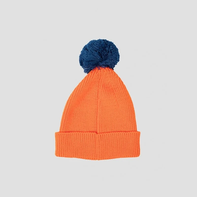 نيو بالانس Diadora Knit Bobble Beanie W Orange Women's Beret - D202012-586