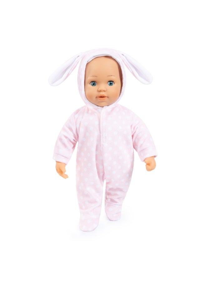 Bayer Design 93822AA Baby doll Anna First Words, soft body, sleeping eyes, speaks, bottle, pacifier, 38 cm (15 inch) - Image 3