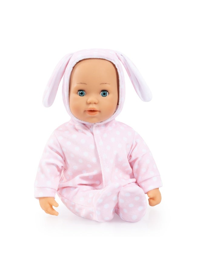 Bayer Design 93822AA Baby doll Anna First Words, soft body, sleeping eyes, speaks, bottle, pacifier, 38 cm (15 inch) - Image 2