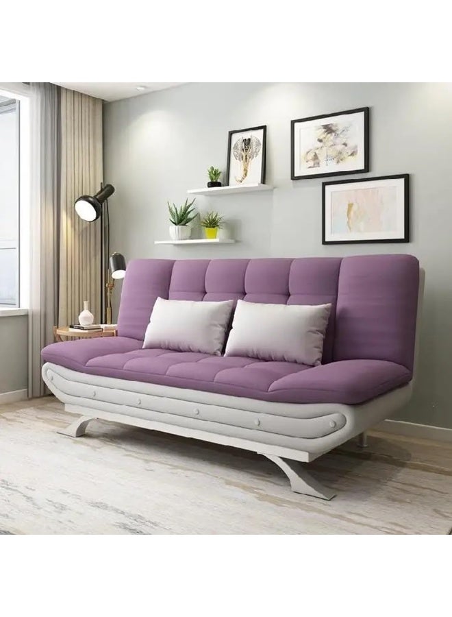 Comfynest Stylish Sofa Bed for Versatile Living Cozy Sofa Turns Bed Comfort for Sitting or Sleeping (Muave)  - Image 1