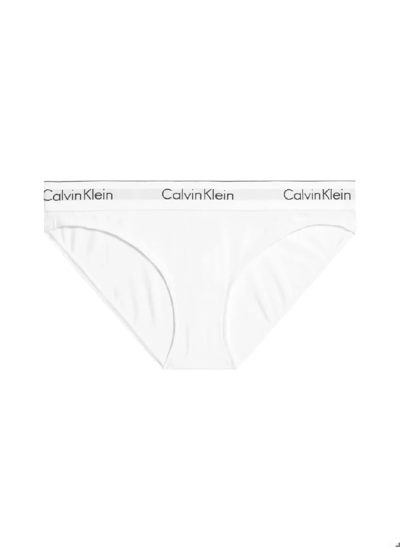 CALVIN KLEIN Women's Bikini Briefs - Cotton Blend, White