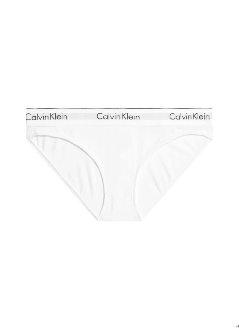 CALVIN KLEIN - Women's Bikini Briefs - Cotton Blend, White - Image 1