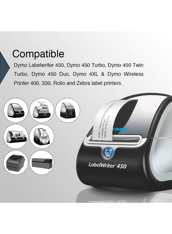 BETCKEY - Barbell Style Jewelry/Price Tag Labels Replace For Dymo 30299 (3/8" X 3/4") - Compatible With Dymo Labelwriter 450, 4Xl & Zebra Desktop Printers [2 Rolls/3000 Labels] - Image 3