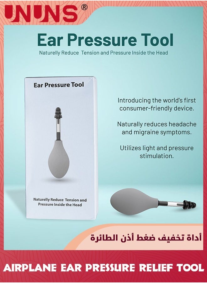Airplane Ear Pressure Relief Tool,Ear Pressure Relief Suction Device,Migraine and Headache Relief Products,Airplane Ear Pressure Relief Through Inner Ear Pressure Balance,Reduces Tension