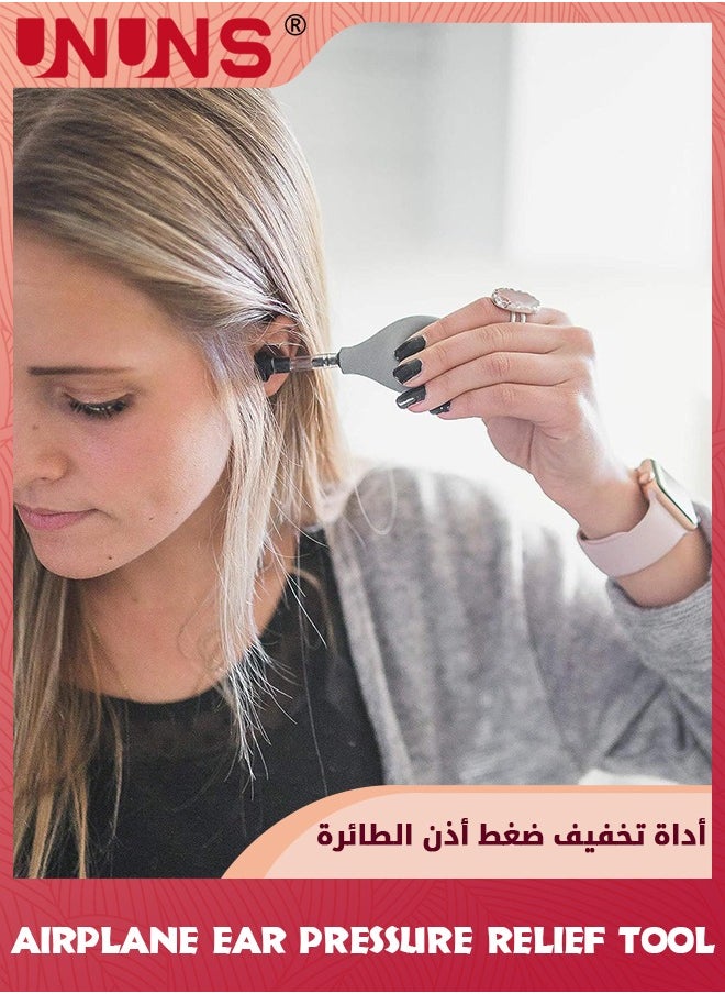 Airplane Ear Pressure Relief Tool,Ear Pressure Relief Suction Device,Migraine and Headache Relief Products,Airplane Ear Pressure Relief Through Inner Ear Pressure Balance,Reduces Tension