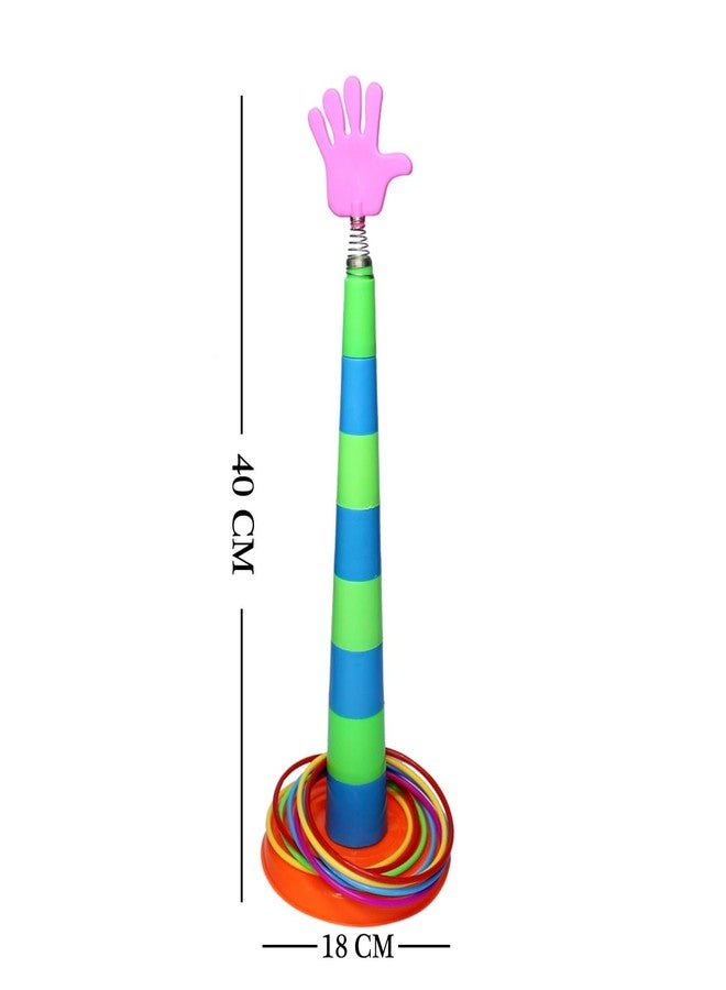غلان لعبة رمي الحلقات للأطفال من GLAN، هدية مثالية لحفلات أعياد الميلاد، عبوة متعددة الألوان (لعبة رمي الحلقات) - Image 2