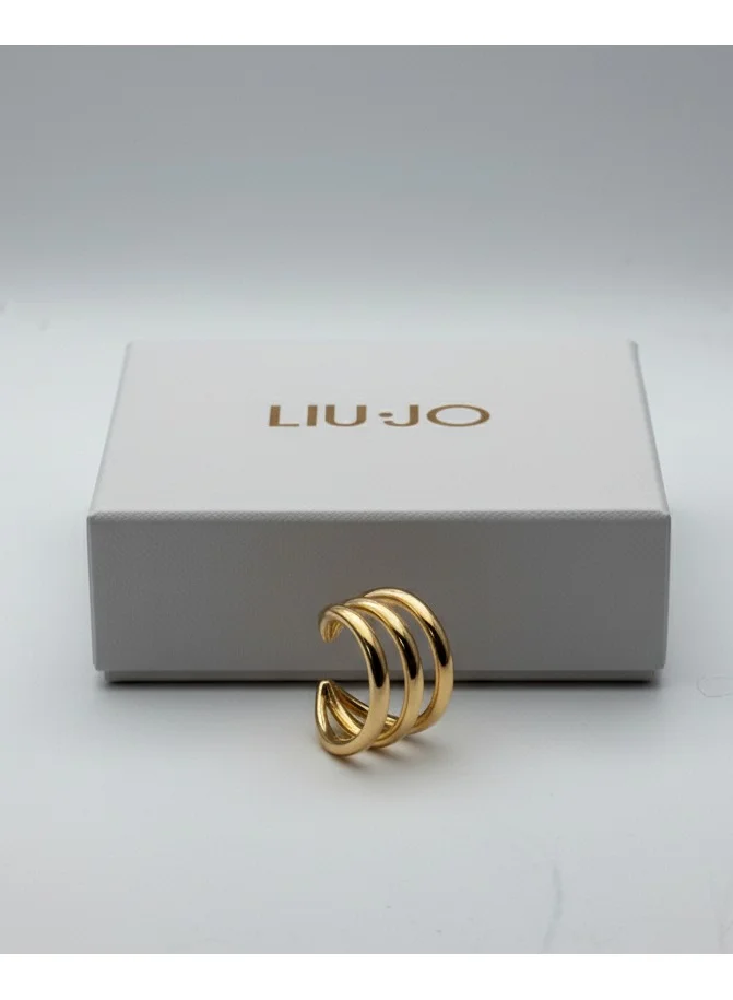 Liu Jo  Liu Jo Triad Gold Ear Cuffs - LJ2732 for Women | Best Price UAE