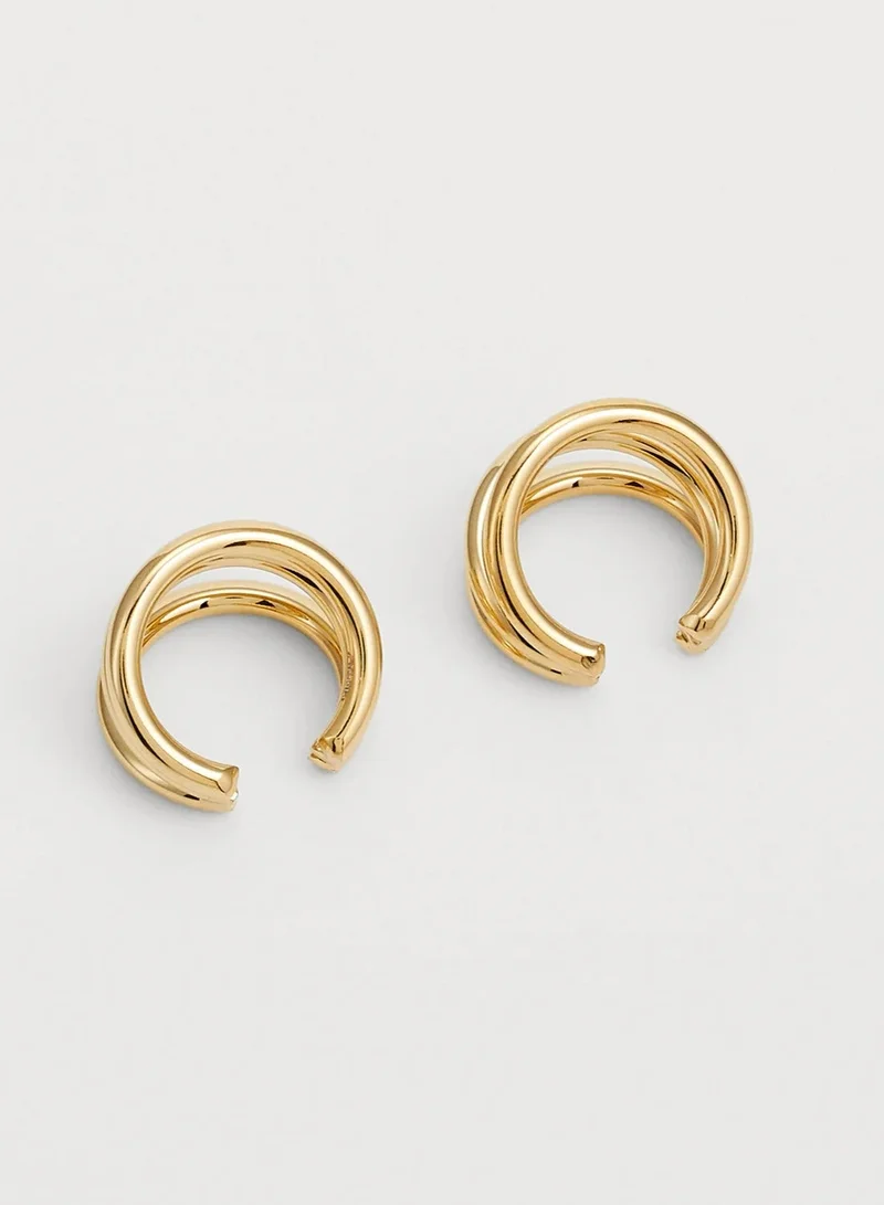 Liu Jo  Liu Jo Triad Gold Ear Cuffs - LJ2732 for Women | Best Price UAE