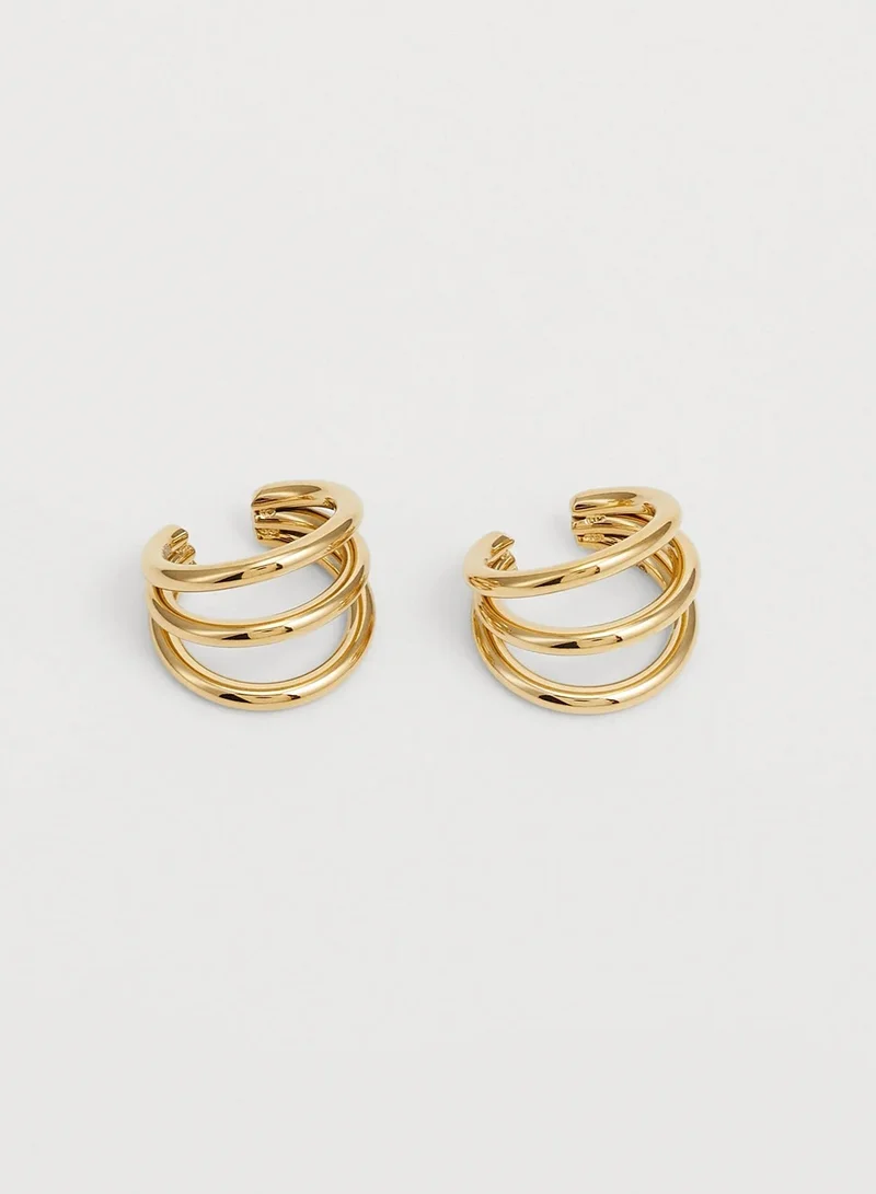 Liu Jo  Liu Jo Triad Gold Ear Cuffs - LJ2732 for Women | Best Price UAE