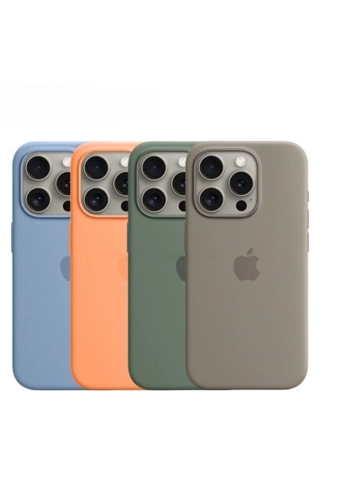 AROAQ Iphone Silicone Magnetic Case, Durable Silicone Case With Magsafe, Comfortable Soft Iphone Protection Case For Iphone 15 Pro Max, 15 Plus, Pro, ( Canary Yellow Color ) - Image 2