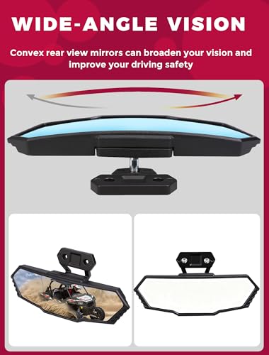 OLIFANT RZR UTV Center Rearview Mirror For Polaris RZR PRO R/PRO R4 2022-2025 PRO XP/XP4 2020-2025 RZR Trail 2021-2024/S 2023/S 900/S 1000 2021-2024 RZR XP/XP4 1000 2024-2025 Turbo R/R4 2022-2024 2883763 - Image 5
