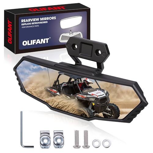 OLIFANT RZR UTV Center Rearview Mirror For Polaris RZR PRO R/PRO R4 2022-2025 PRO XP/XP4 2020-2025 RZR Trail 2021-2024/S 2023/S 900/S 1000 2021-2024 RZR XP/XP4 1000 2024-2025 Turbo R/R4 2022-2024 2883763 - Image 1