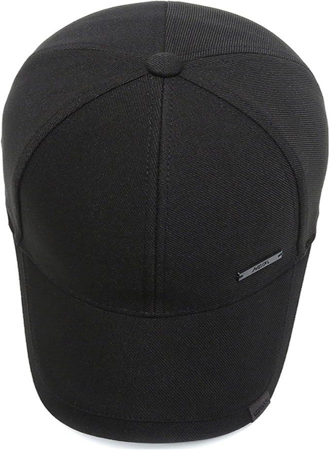 Aepigo Baseball Cap for Men Woman Sports Cap Sun Hat Quick Drying Soft Polyester Fiber Adjustable for Men and Women Black - Image 4