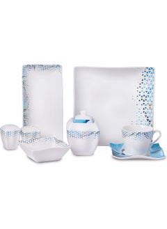 Korkmaz Link Collection 28 Piece Square Breakfast Set A8572 