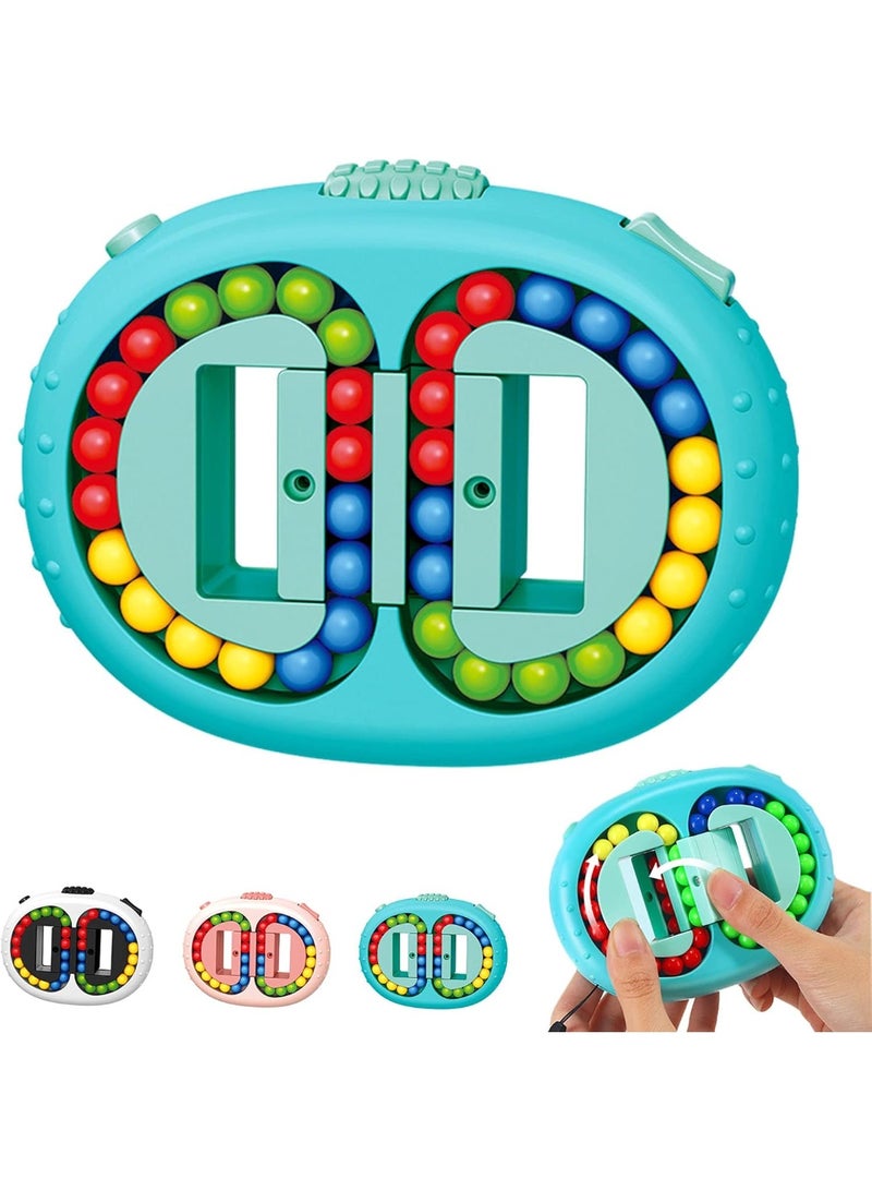 Jiuhao Magic Spinning Balls Toy for Kids, Magic Finger Spinning Puzzle for Stress Relief, Intelligence Toy for Adults and Teens - Excellent Creative Toys for Gifts (Blue) - Image 1