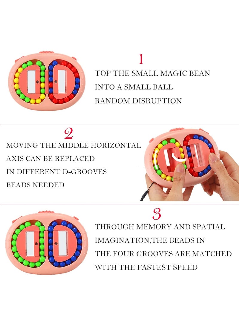 Jiuhao Magic Spinning Balls Toy for Kids, Magic Finger Spinning Puzzle for Stress Relief, Intelligence Toy for Adults and Teens - Excellent Creative Toys for Gifts (Blue) - Image 4