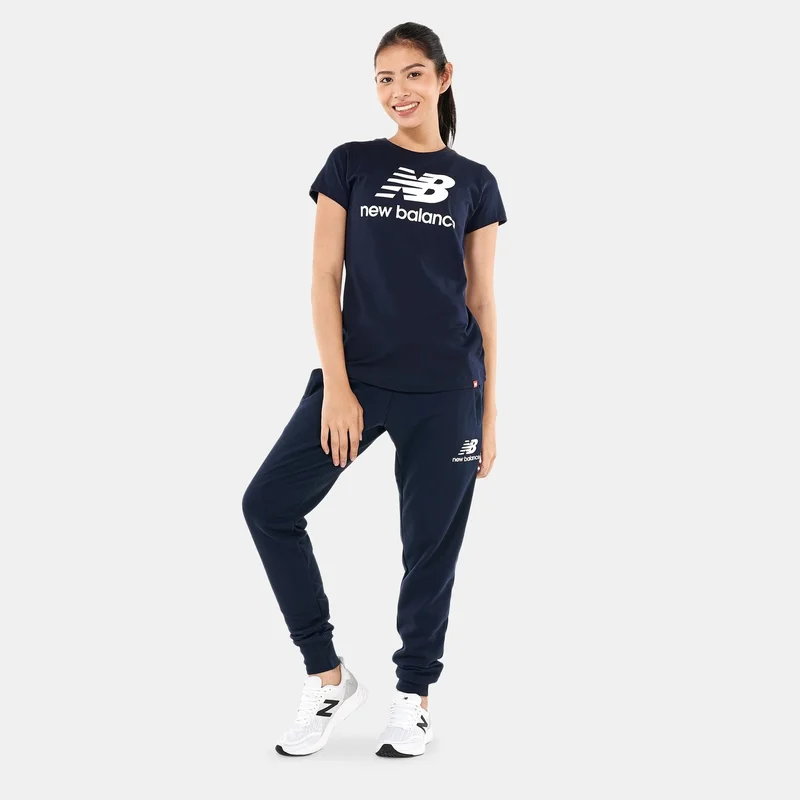 New Balance Women's Essentials Stacked Logo T-Shirt