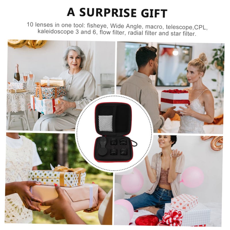 10 In 1 Universal Clip On Phone Camera Lens Kit With Macro And Wide Angle Lenses - Image 4