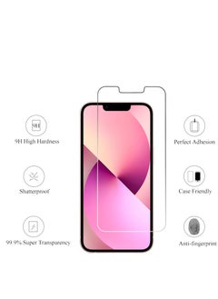 Ailun Ailun Glass Screen Protector for iPhone 14 / iPhone 13 / iPhone 13 Pro [6.1 Inch] Display 3 Pack Tempered Glass, Case Friendly  - Image 2