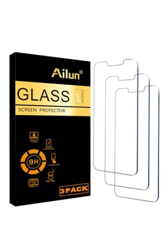 Ailun Ailun Glass Screen Protector for iPhone 14 / iPhone 13 / iPhone 13 Pro [6.1 Inch] Display 3 Pack Tempered Glass, Case Friendly  - Image 1
