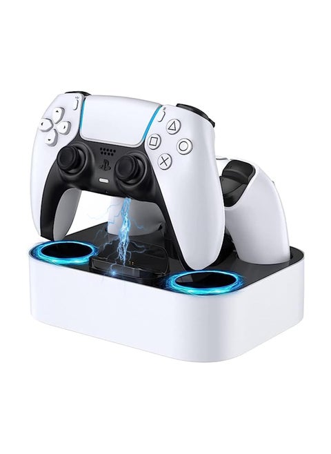 PS5 Charging Station LED Indicator PS5 Controller Fast Charging Station Playstation 5 Console Dual Controller Charging Station