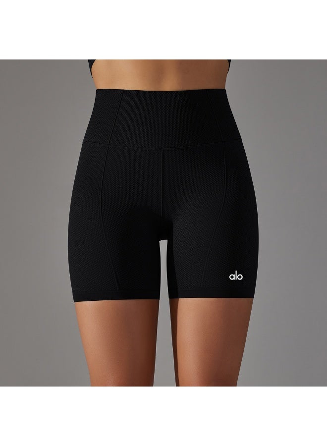 ألو ALO shorts for women, high waist, abdominal compression, hip lifting, fitness pants ﻿ - Image 1