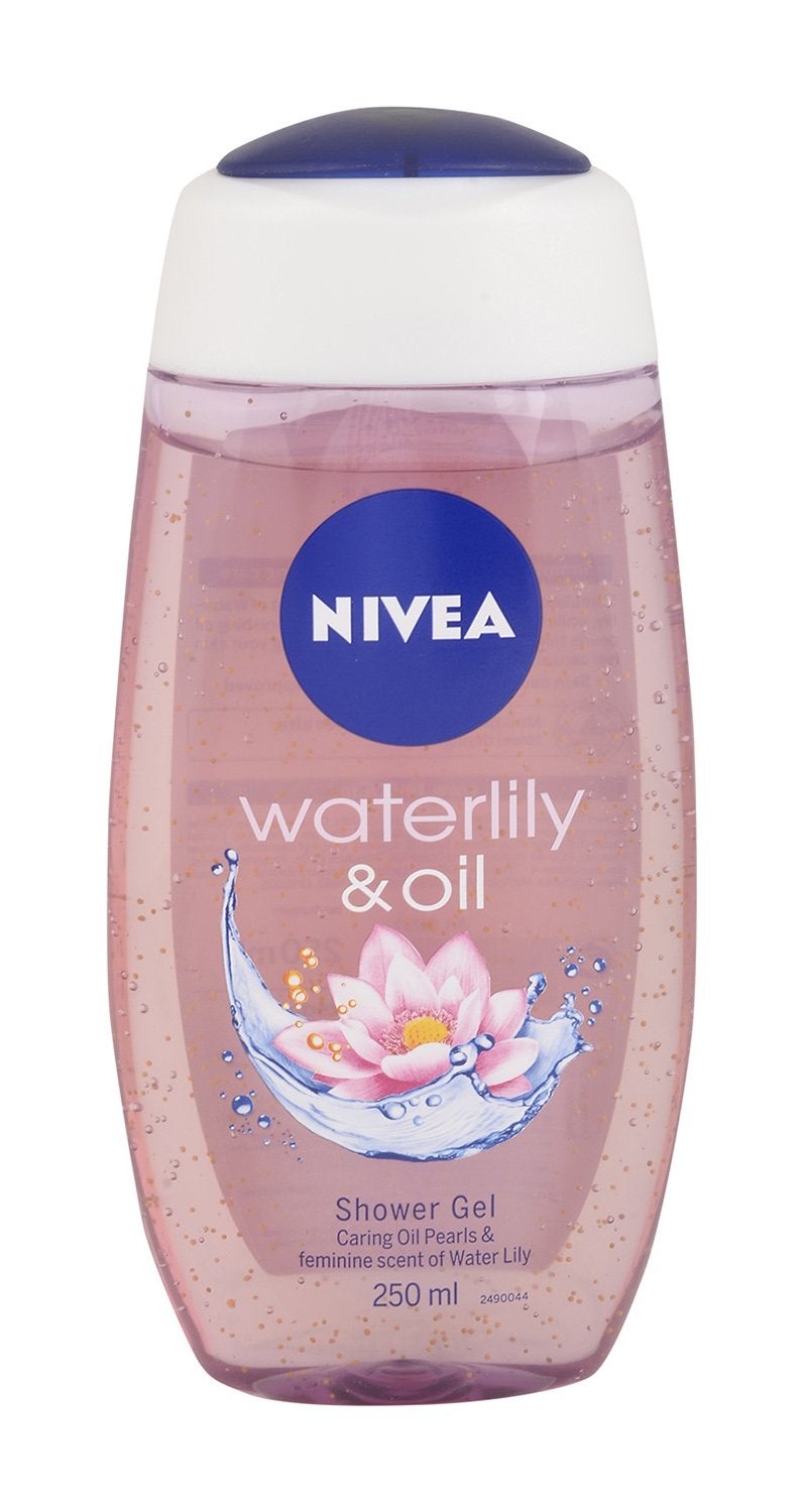 Nivea Shower Gel - Water Lily and Oil, 250ml Bottle - Image 1