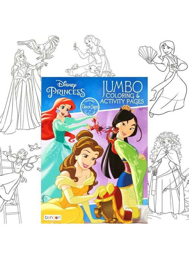 Bendon Disney Princess Coloring And Activity Book Bundle With Imagine Ink Coloring Book Stickers And More - Image 3