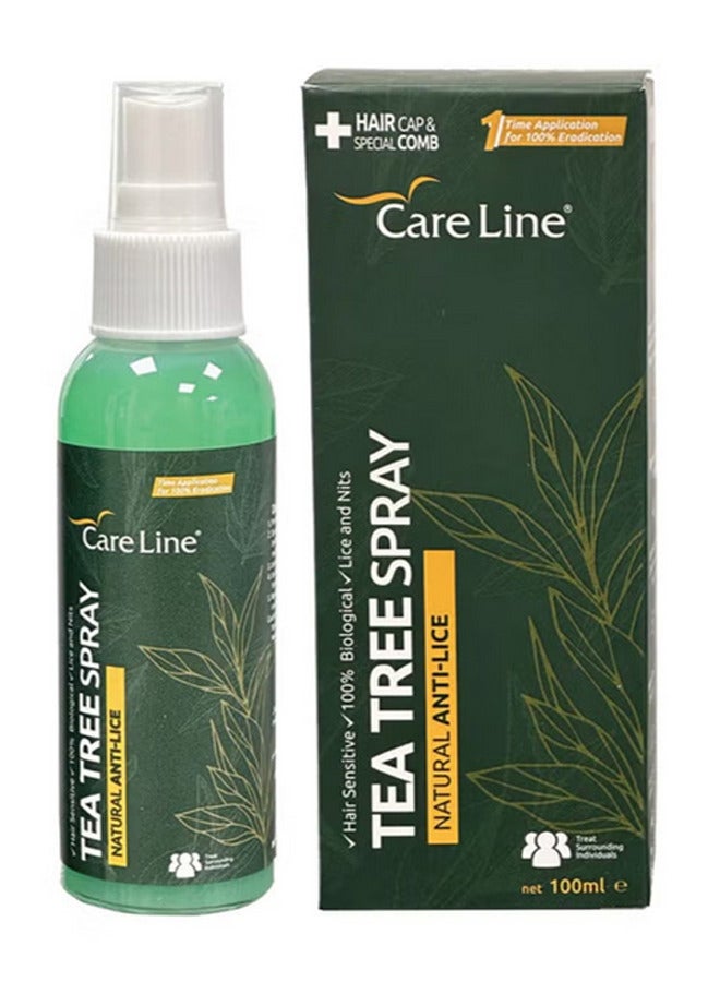 Careline Tea Tree Spray Nattural Anti Lice 100ml