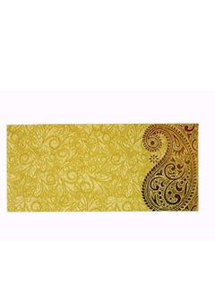 ESPLANADE eSplanade Money Gift Envelopes Lifafa - Multi Color Pack of 50 Premium Designer Envelopes (Orange, Yellow)  - Image 5