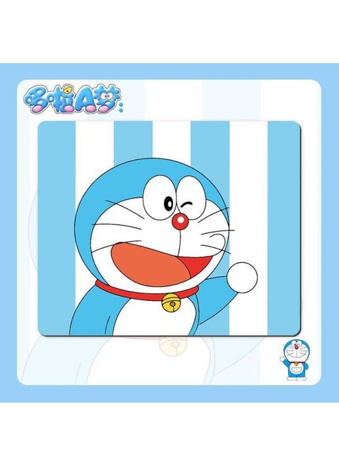 Doraemon Mouse Mat Small Secondary Animation Cartoon Keyboard Computer Desk Mat Writing Desk Mat-Color:370*250mm3mm-Pattern:YX-397