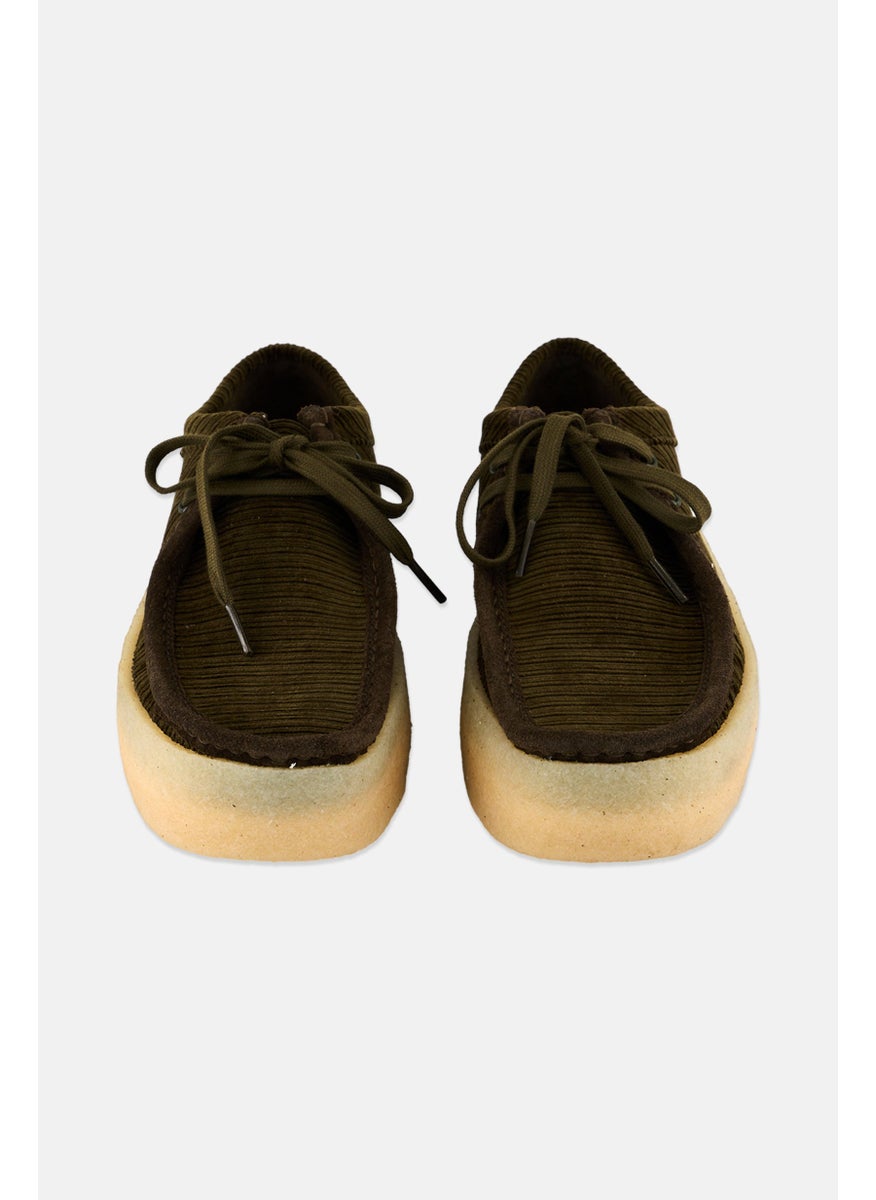 clarks Men Wallabee Lace Up  Casual Shoes, Olive  - Image 4