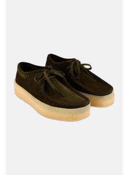 clarks Men Wallabee Lace Up  Casual Shoes, Olive  - Image 1