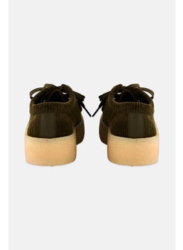 clarks Men Wallabee Lace Up  Casual Shoes, Olive  - Image 2