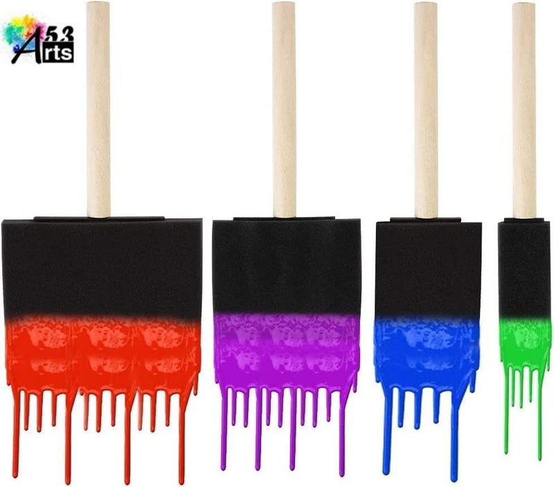 53 Arts 53ARTS Black Dabber Candy Painting Sponge Set of 5 Pc - Image 2
