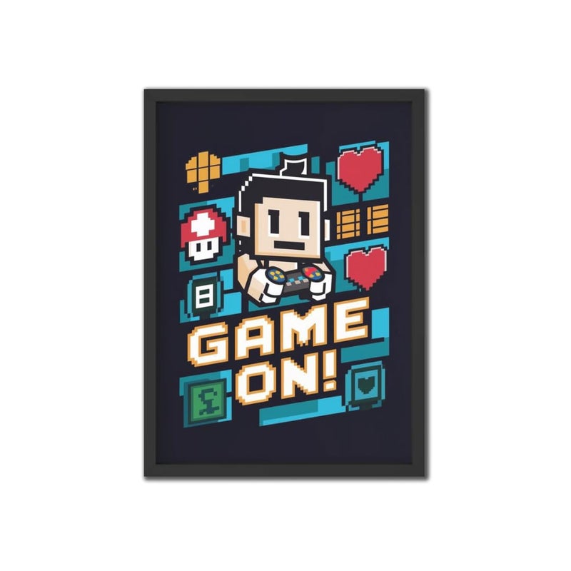 Giftaty Gaming Frames | Wall Art | Home Decor (Game On!) - Image 1