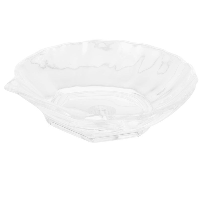 Mermaid Shell Acrylic Soap Dish Holder with Drainage for Bathroom Hotel Use - Image 2