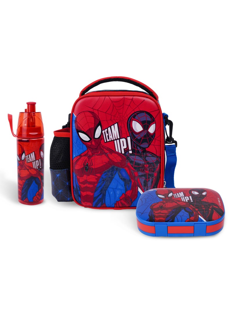 Marvel Spiderman Smash 3in1 Lunch Bag, Water Bottle And Lunch Box Set - Image 1