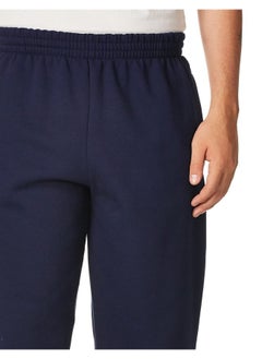 FRUIT OF THE LOOM Men'S Fleece Sweatpants Navy Small  - Image 4